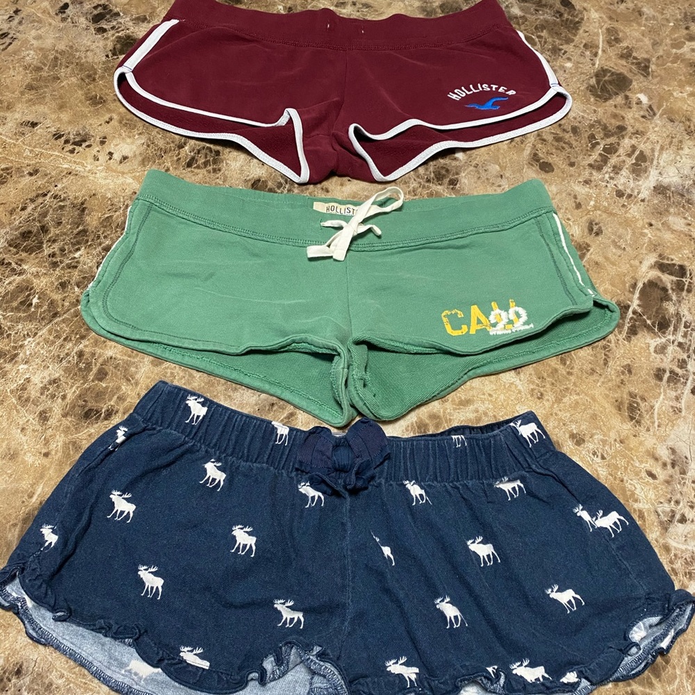Hollister/Abercrombie Lounge Shorts Bundle
